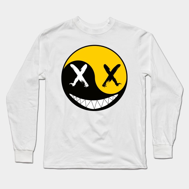 Smiley Face Long Sleeve T-Shirt by remixer2020